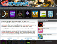 Tablet Screenshot of flashbrowsergames.com